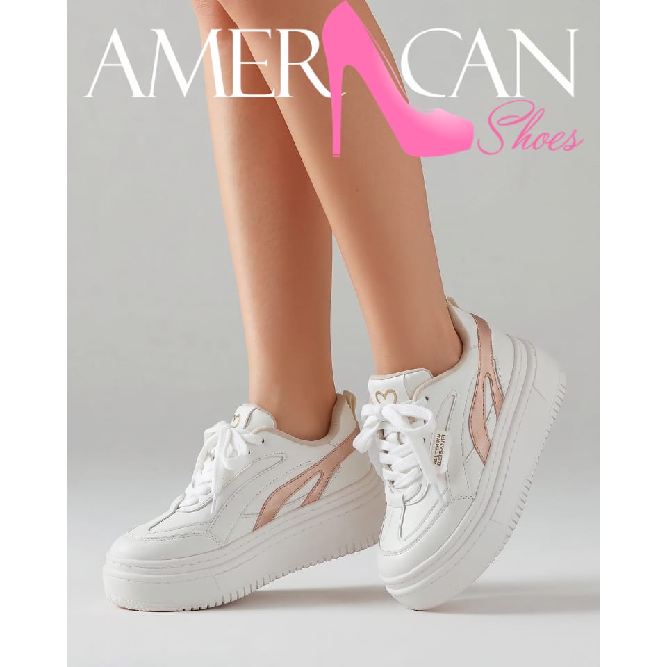 TENIS APOLO ORO ROSA
